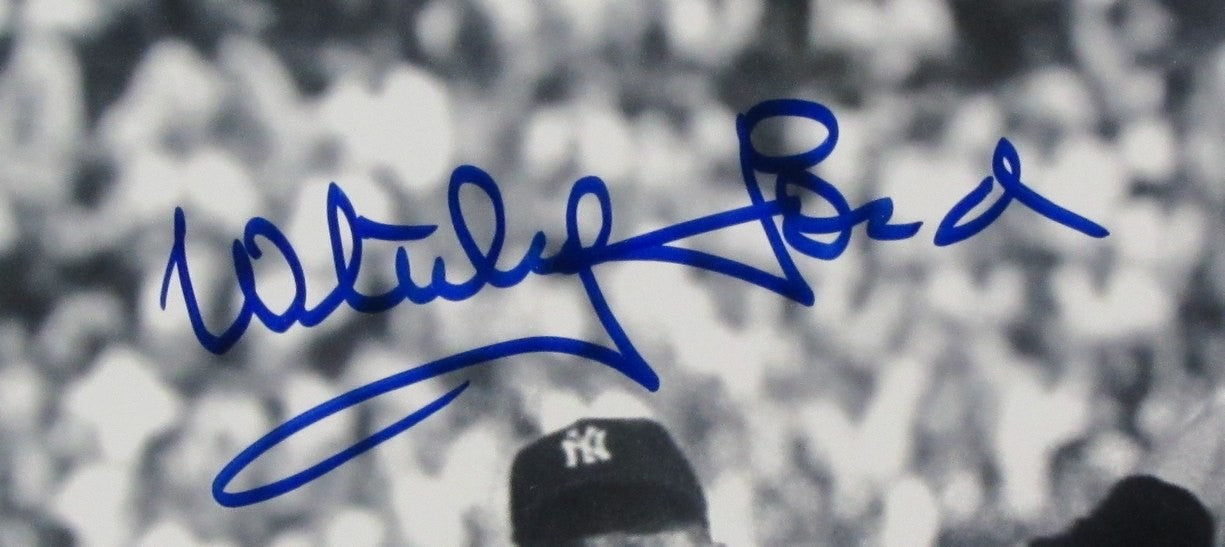 Whitey Ford Hof Autographed/Signed 8X10 Photo New York Yankees Framed Jsa 198134