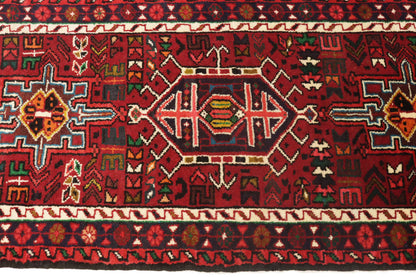 4'6X10 Ft Handmade Tribal Runner Rug Reindeer
