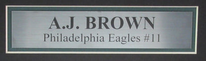 A.J. Brown Eagles Autographed Jersey With Photos