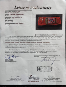 Dukes Of Hazzard Signed 1:18 Scale Ertl Diecast Car Mud Version (Jsa)