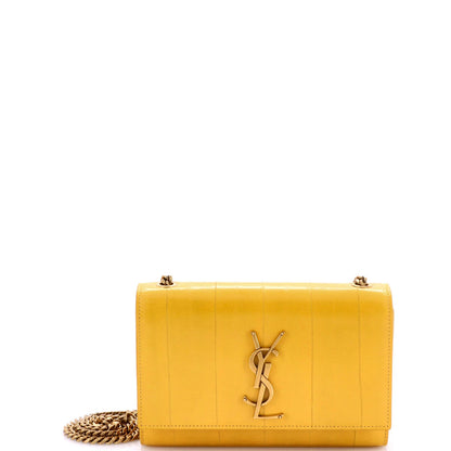 Saint Laurent Classic Monogram Crossbody Bag Eel Skin Small
