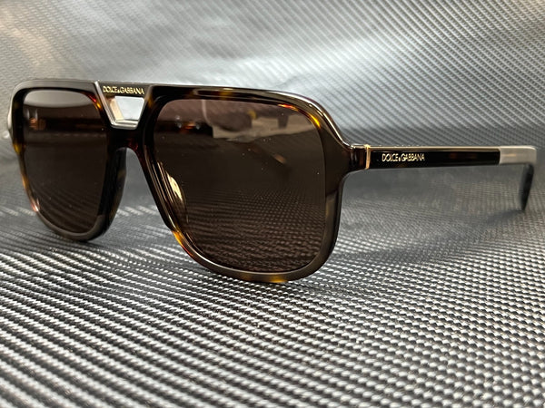 Havana Square Men's DG4354 Sunglasses 58 mm 73 502 Dolce & Gabbana