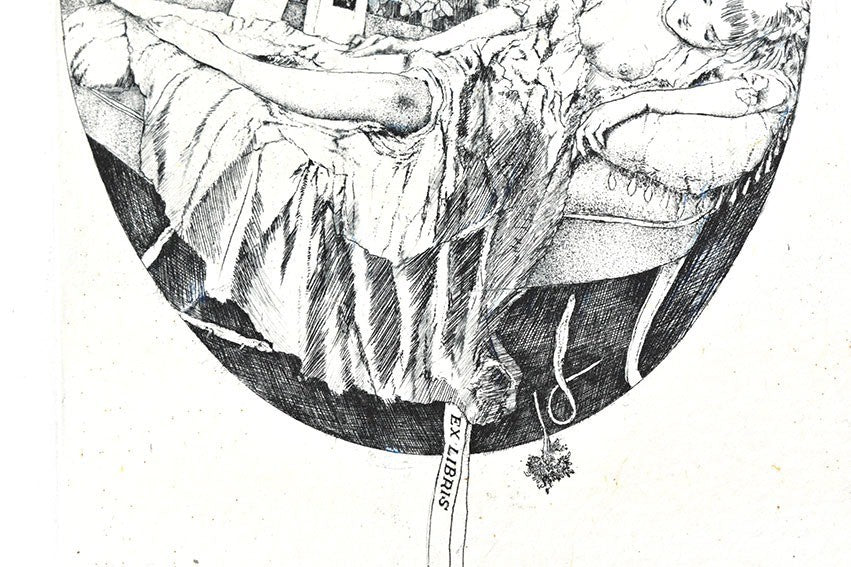 Alphonse Inoue Love Is Enough 3 2010 Etching Ea Hand-Colored Signed Japan