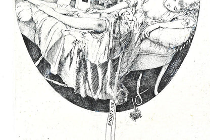 Alphonse Inoue Love Is Enough 3 2010 Etching Ea Hand-Colored Signed Japan