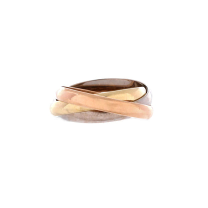 Cartier Trinity Ring 18K Tricolor Gold Small