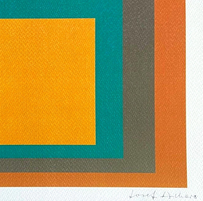 Josef Albers Lithograph Certified Coa (Paul Klee-Piet-Mondrian)