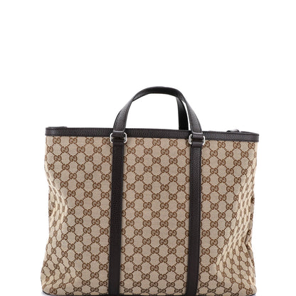 Gucci Joy Convertible Tote Gg Canvas Large