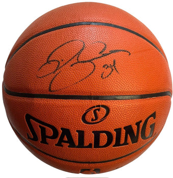 Ray Allen Autographed Spalding Hybrid Basketball (Jsa)