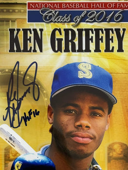 Ken Griffey Jr. Autographed 16X20 Framed Mariners Photo (Tristar)