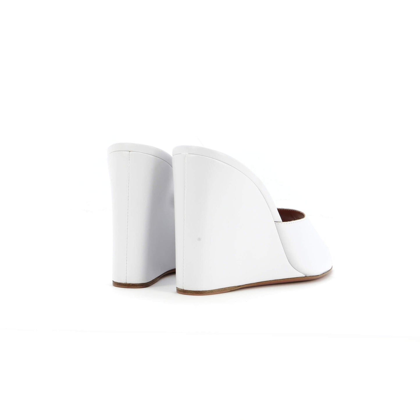 Amina Muaddi Women'S Lupita Wedge Sandals Leather