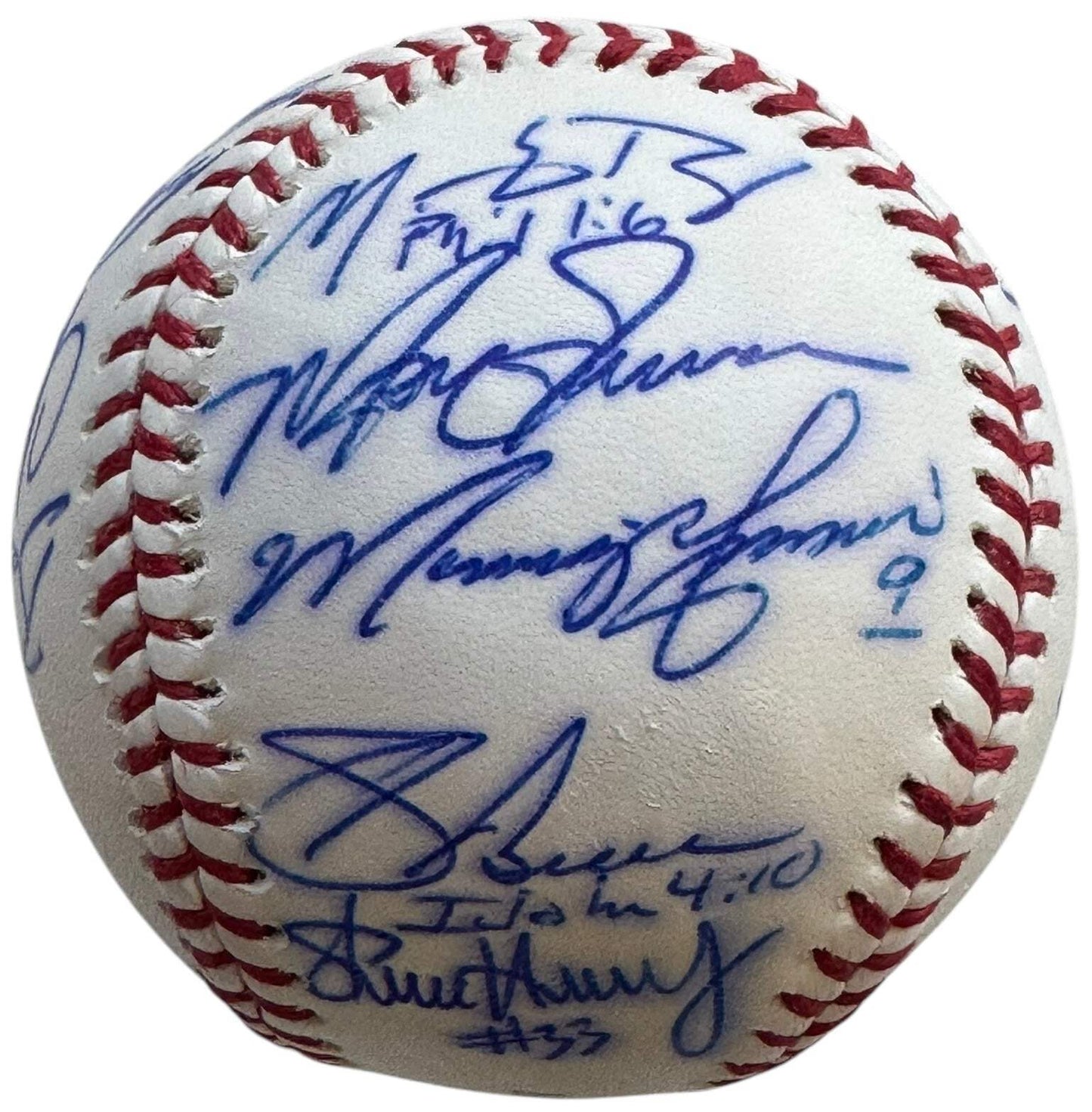 Atlanta Braves Greats Multi Signed Autographed Official Major League Baseball
