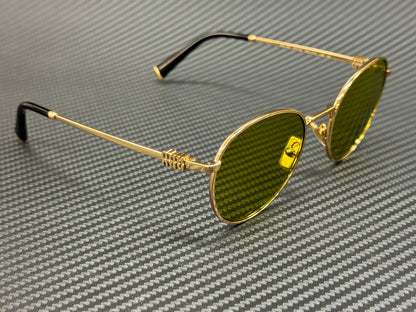 Miu Miu Mu 55Zs 5Ak07O Gold Olive Green Women'S 50 Mm Sunglasses