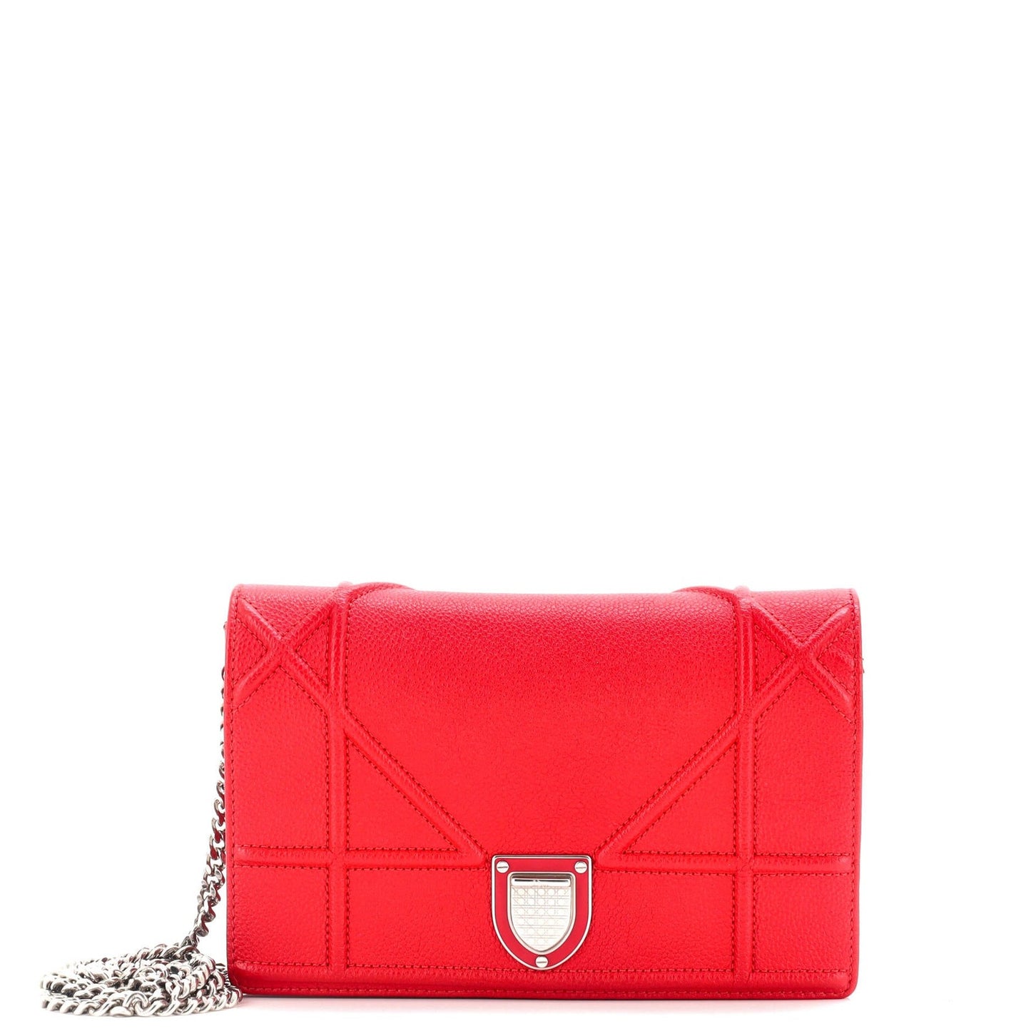 Christian Dior Diorama Wallet On Chain Leather