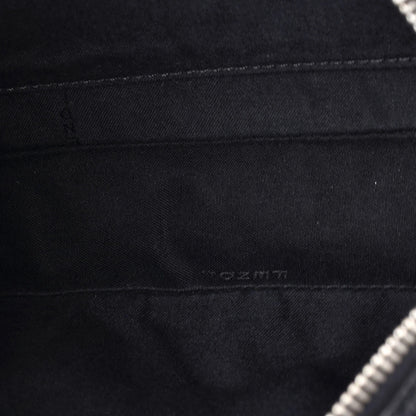 Fendi Logo Camera Bag Embossed Leather