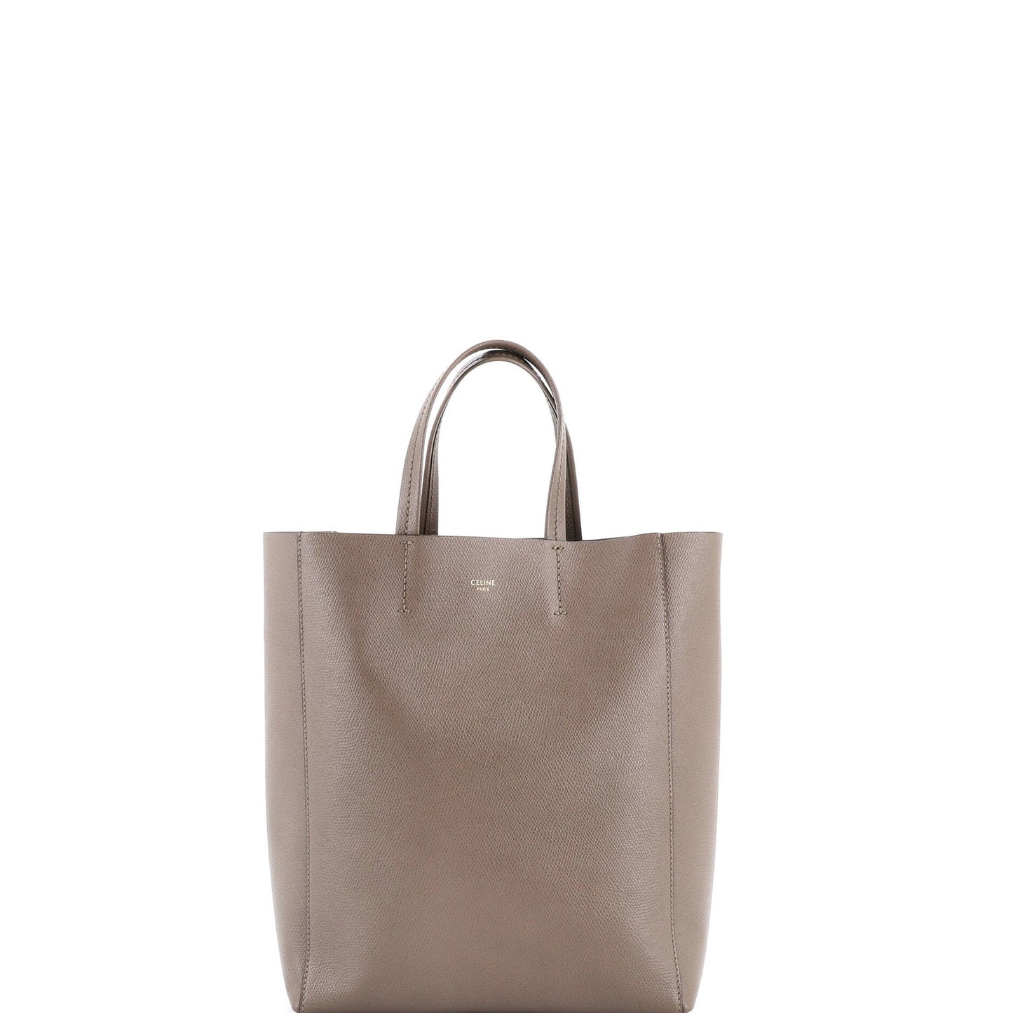 Celine Vertical Cabas Tote Grained Calfskin Small