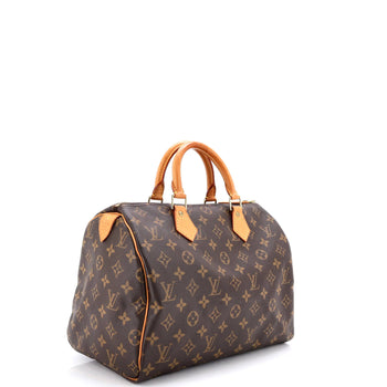 Louis Vuitton Speedy Handbag Monogram Canvas 30