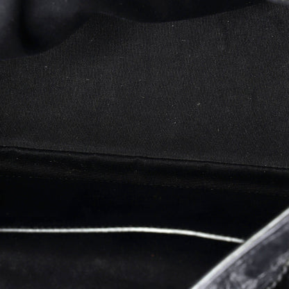 Saint Laurent Niki Chain Flap Bag Matelasse Chevron Leather Large