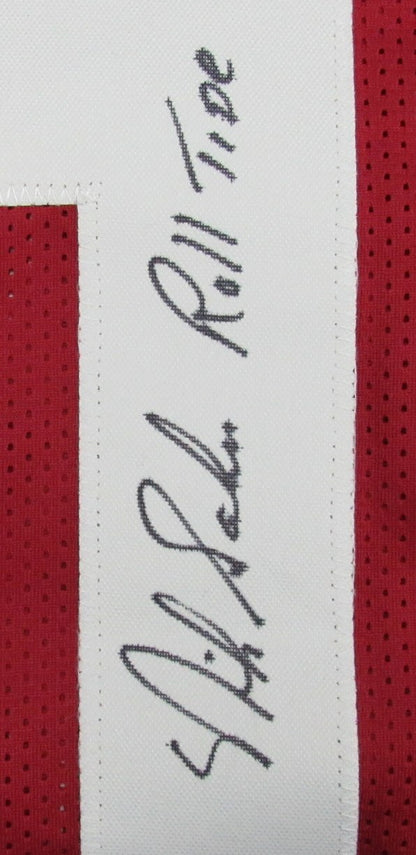 Nick Saban Alabama Autographed Football Jersey