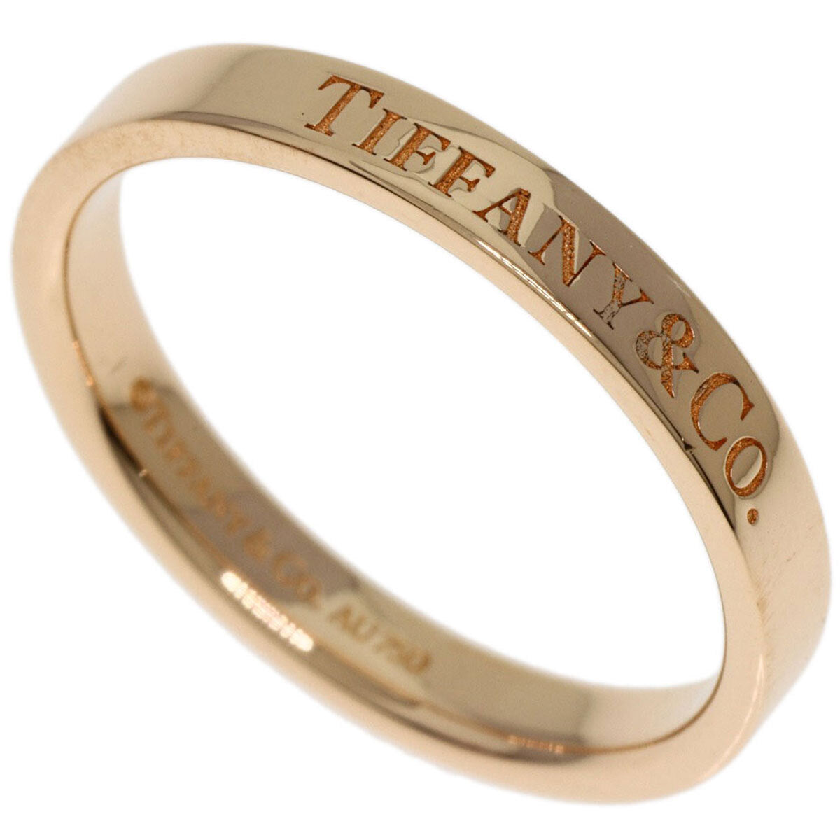 Tiffany&Co.   Ring Flat Band K18 Pink Gold