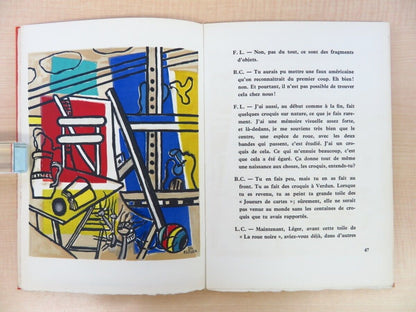 Rare Artbook Entretien De Fernand Leger Avec