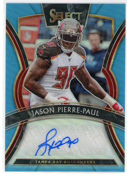 Jason Pierre-Paul Autographed 2019 Panini Select Prizm Card #Sp-Jp