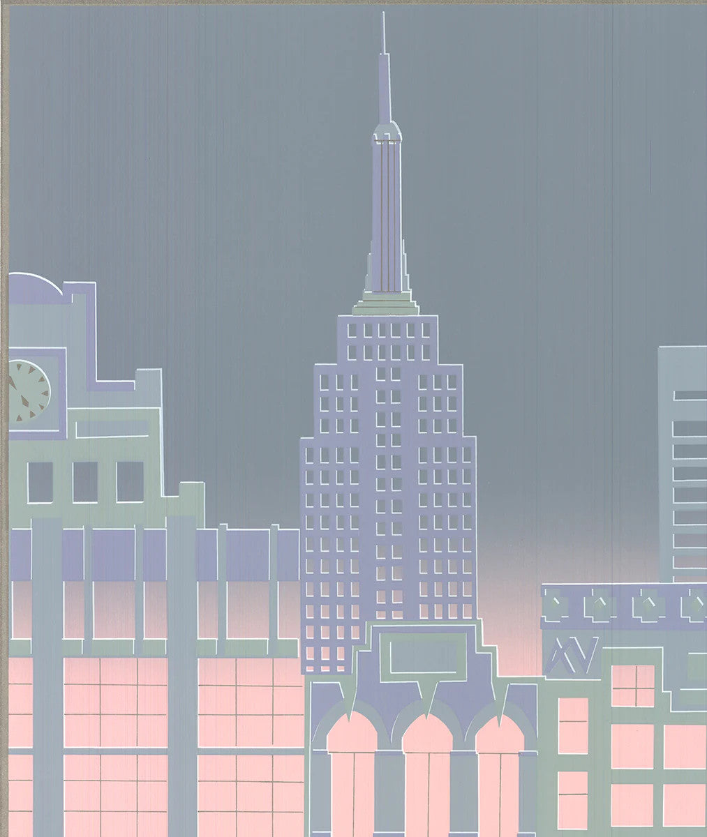 Ariane Wyss Facades Of New York City " Serigraph Contemporary