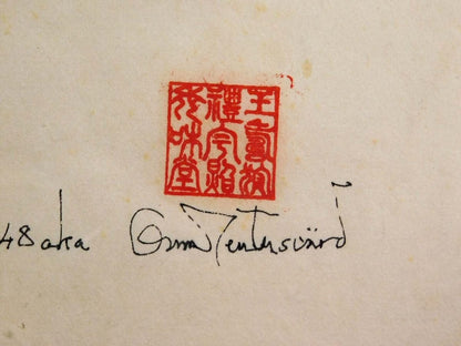 Oscar Reutersvrd Perspective Japonaise 448 Framed Impossible Figure Optical Art