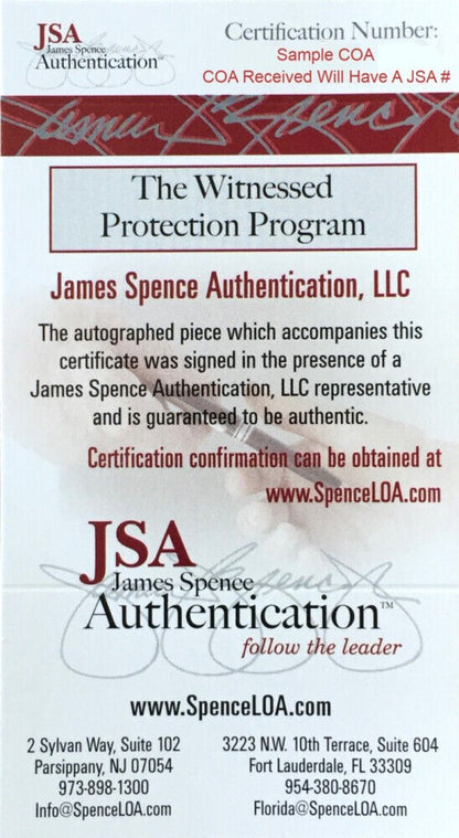 Signed Football Jersey Autographed By Ravens Lewis Ray Custom White JSA 156536