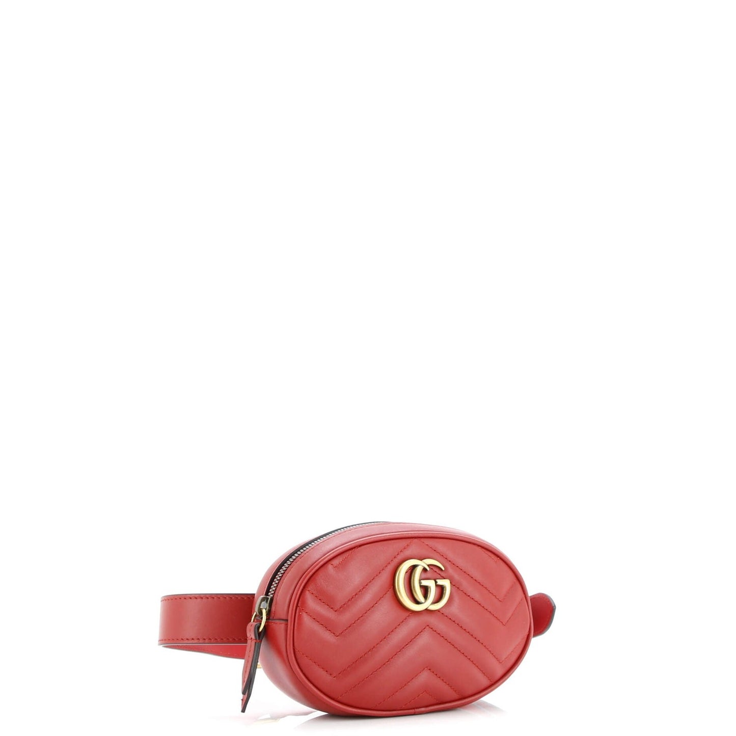 Gucci Gg Marmont Belt Bag Matelasse Leather