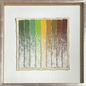 Hisashi Momose Signed Original Painting Mixed Media 