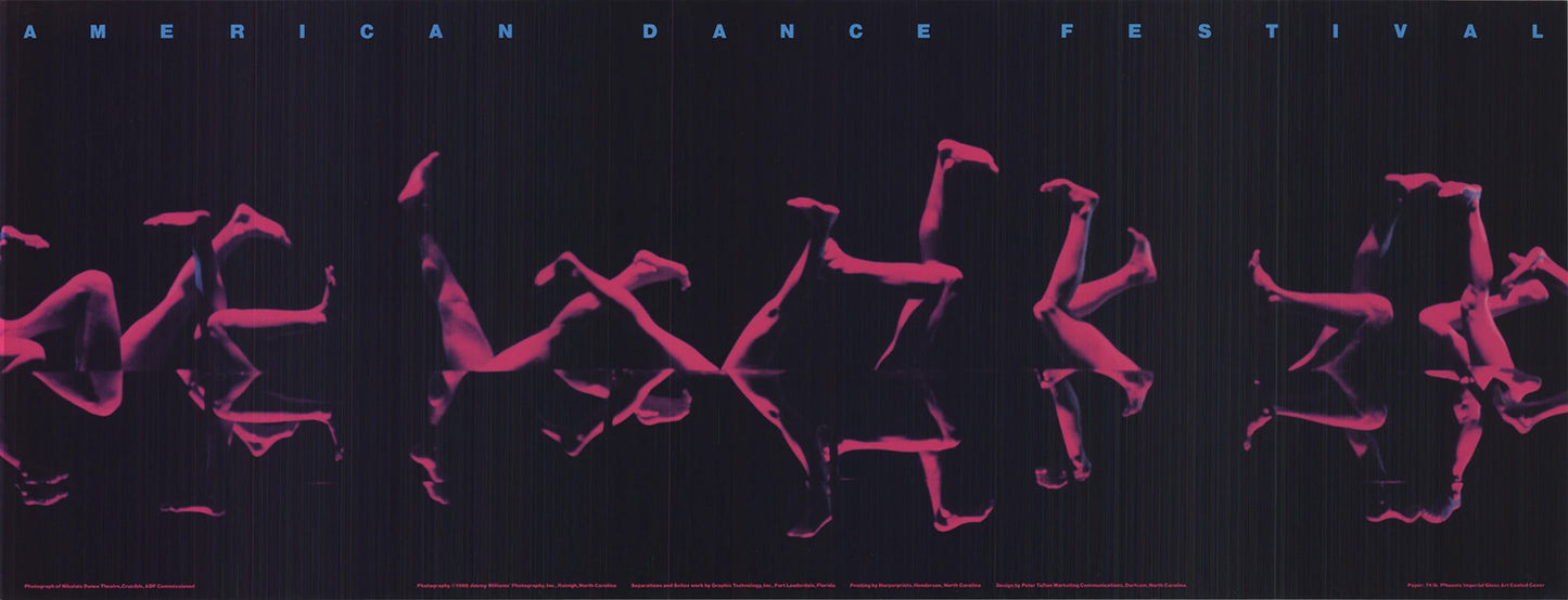 Jimmy Williams American Dance Festival " Offset Lithograph