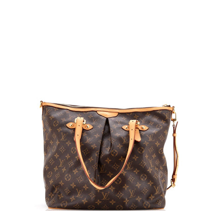 Louis Vuitton Palermo Handbag Monogram Canvas Gm