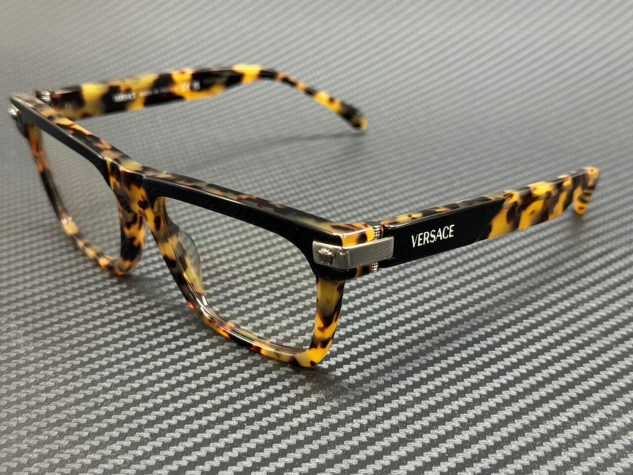 Versace Ve3354 5456 Brown Havana Men'S 55 Mm Eyeglasses