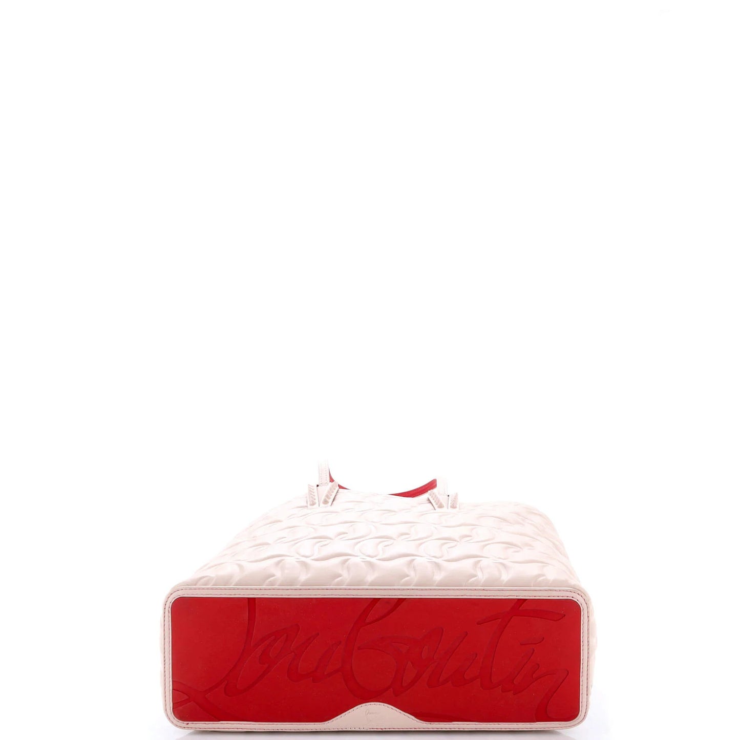 Christian Louboutin Cabata East West Tote Cl Embossed Leather Small