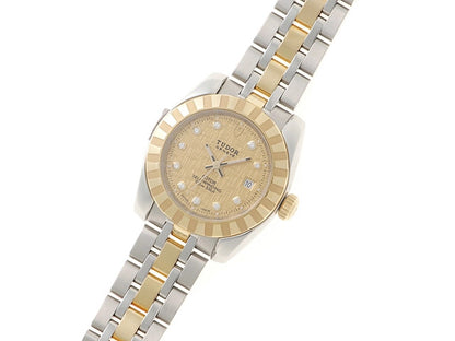 Tudor Classic Date 28 22013 Champagne Mosaic 10Pd Dial