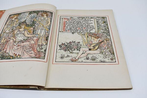 Walter Crane "Queen Summer Or The Journey Of The Lily And The Rose" 1891 English