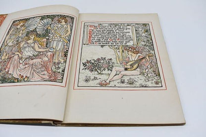 Walter Crane "Queen Summer Or The Journey Of The Lily And The Rose" 1891 English
