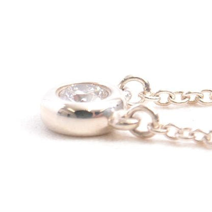 Tiffany & Co. By The Yard Diamond Necklace 0.10Ct Sv925 Silver