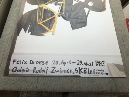 Felix Droese Galerie Rudolf Zwirner " Offset Lithograph Contempor
