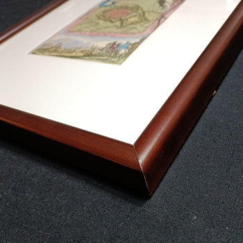 Leeuwe (Leuven) Daniel De La Feuille 1735 Hand-Colored Map Ratelband Framed Coa