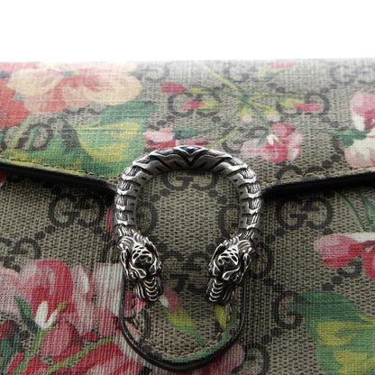 Gucci Dionysus Chain Wallet Blooms Print Gg Coated Canvas Small
