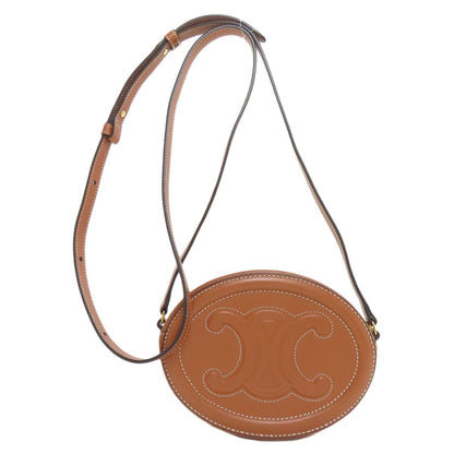 Calf CELINE Oval Purse Cuir Triomphe Shoulder Bag
