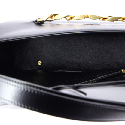 Valentino Garavani Vlogo Chain Flap Shoulder Bag Leather Medium