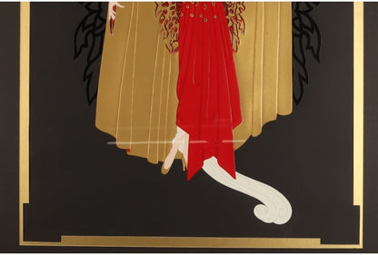 Erte "The Opera House" Embossed Color Serigraph