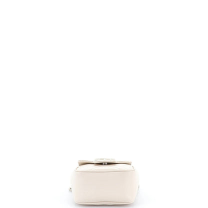 Gucci Gg Marmont Flap Belt Bag Matelasse Leather Mini