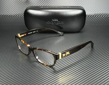 Coach Hc6078 5120 Dark Tortoise Rectangle Women'S