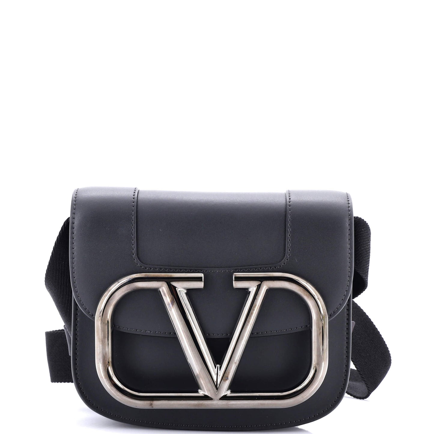 Valentino Garavani Supervee Convertible Satchel Leather Small