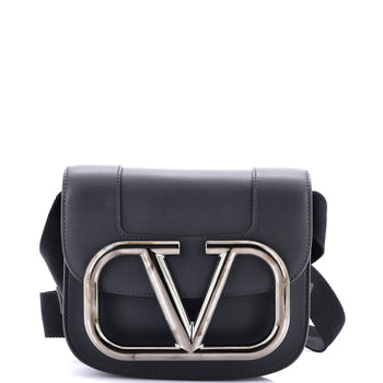 Valentino Garavani Supervee Convertible Satchel Leather Small
