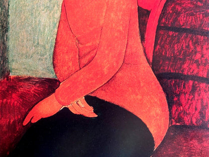 Amedeo Modigliani Lithograph Coa 1952 Museum Signed - Edvard Munch