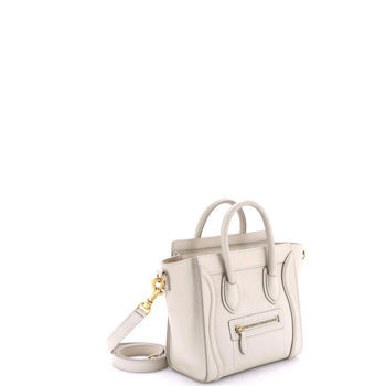 Celine Luggage Bag Grainy Leather Nano